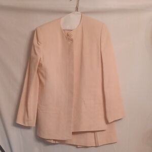 E.H. Woods Women's Cream Jacket Size 8 Set